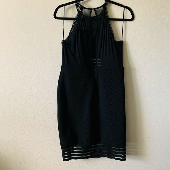 Topshop Sheer Mesh Cutout Illusion Cocktail Dress - Picture 8 of 8